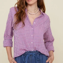 Femme Xirena Chemises-- Chemise Beau - Fuchsia