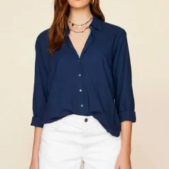 Femme Xirena Chemises-- Chemise Beau - Marine
