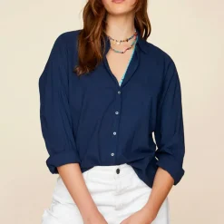 Femme Xirena Chemises-- Chemise Beau - Marine