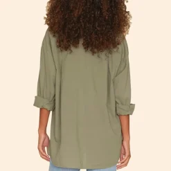 Femme Xirena Chemises-- Chemise Sydney - Vert Militaire