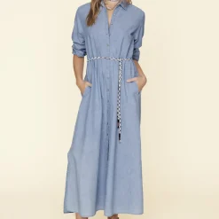 Femme Xirena Robes-- Robe Bowen - Dusty Blue