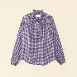 Femme Xirena Chemises-- Top Caspia - Bleu