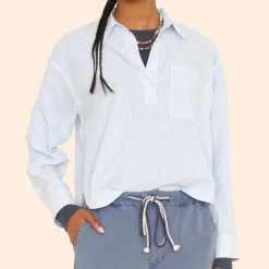 Femme Xirena Chemises-- Top Lynden - Ciel