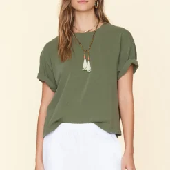Femme Xirena T-shirts-- T-shirt Palmer - Vert Dune