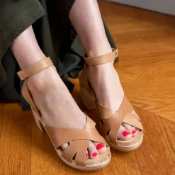 Femme YOUYOU Sandales-- Sandales Ybiza - Camel