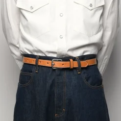 Femme YUKETEN Ceintures|Ceintures-- Ceinture en cuir Stirrup - Camel